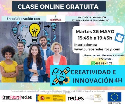 Abierto el plazo para inscribirse en un curso sobre Creatividad e Innovación