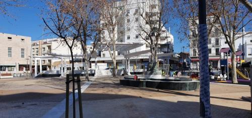 La zona peatonal de la plaza de Extremadura se abrirá el 2 de febrero