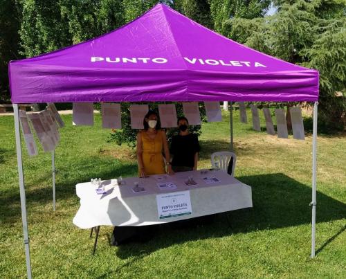 Igualdad instala un Punto Violeta en el recinto ferial durante las Fiestas de la Piedad