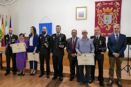 La Policía Nacional celebra el acto de los Ángeles Custodios en el Salón de Plenos