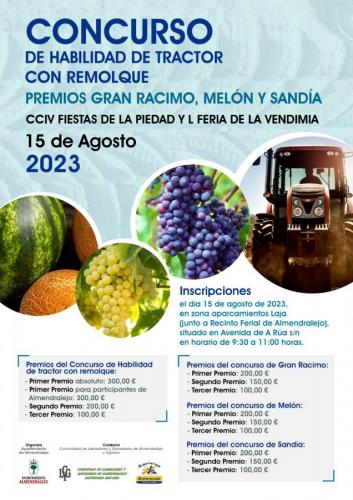 El concejal de Agricultura presenta las bases del Concurso de Tractores, racimo, melones y sandías de la feria