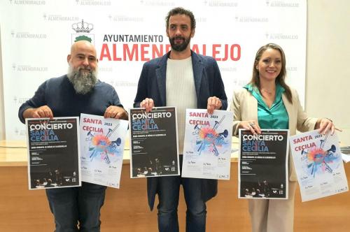 El concierto de Santa Cecilia homenajeará los 25 años del director de la banda de música, Narciso González