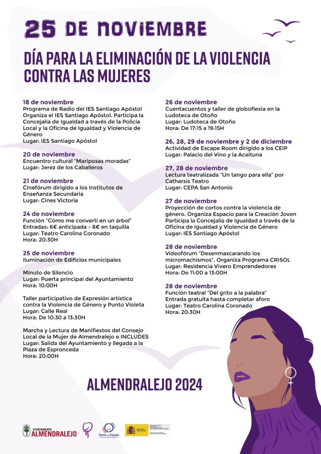 Igualdad presenta las actividades programas con motivo del Día para la eliminación de la violencia contra las mujeres, el 25 de noviembre